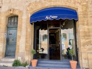 La Crème, atelier de pâtisserie à Aix-en-Provence (devanture)