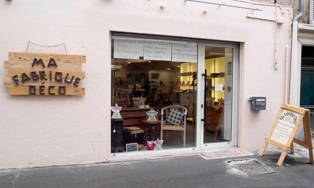 Ma fabrique déco, meubles à Aix-en-Provence (devanture)