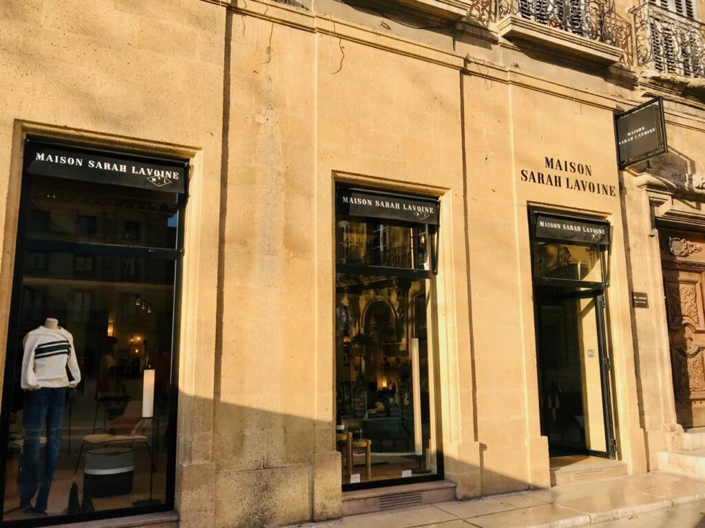 Maison Sarah Lavoine : concept store with decoration, fashion and beauty in Aix-en-Provence (frontage)