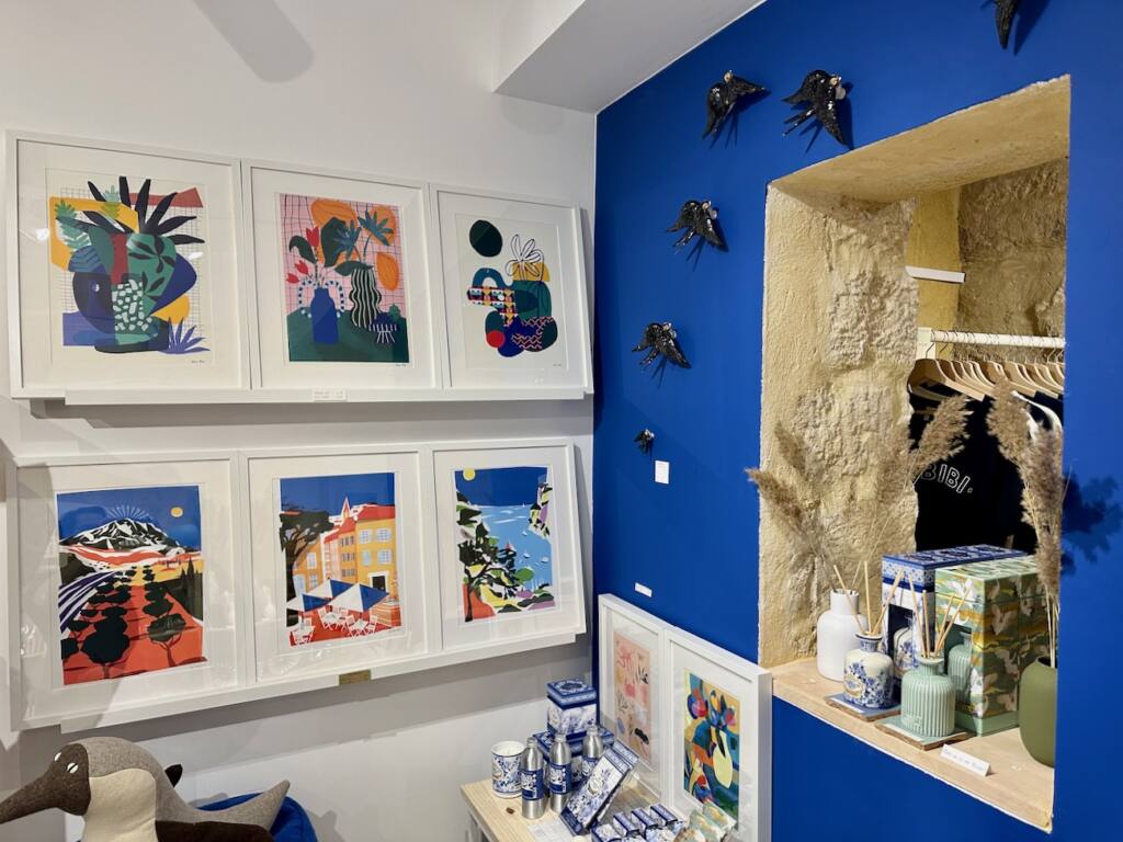 Azul, Mediterranean fashion, objects and artisanal decoration in Aix-en-Provence, City Guide Love spots (illustrations)