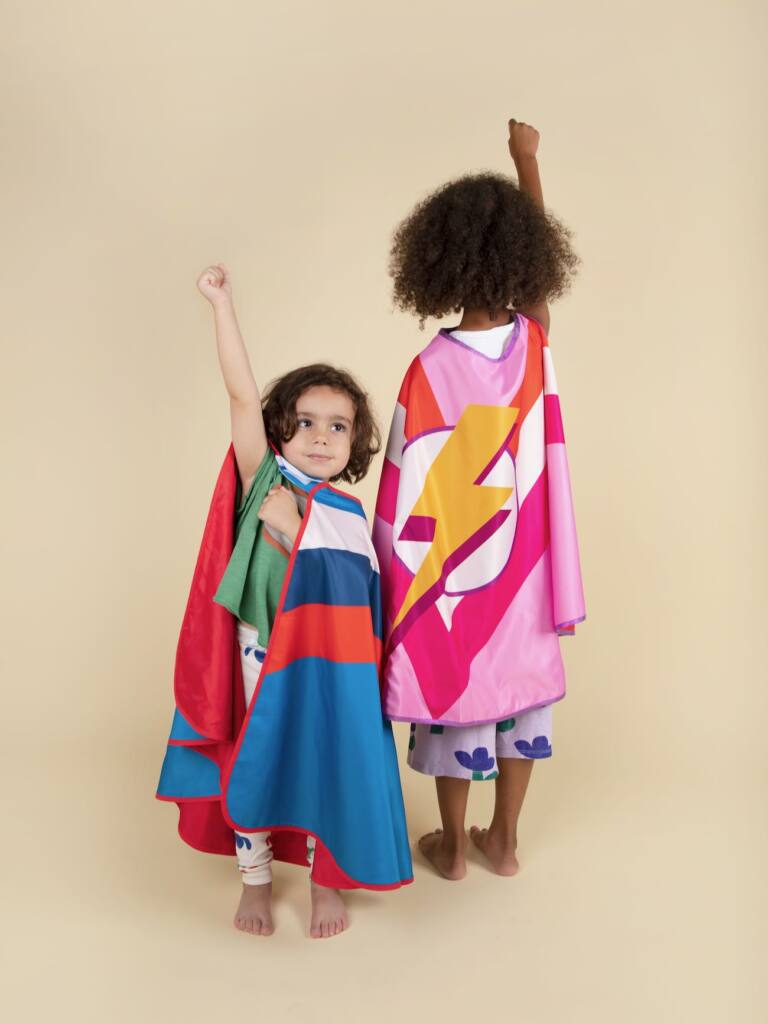 Superminus : capes pour enfant écoresponsables (supers pouvoirs)