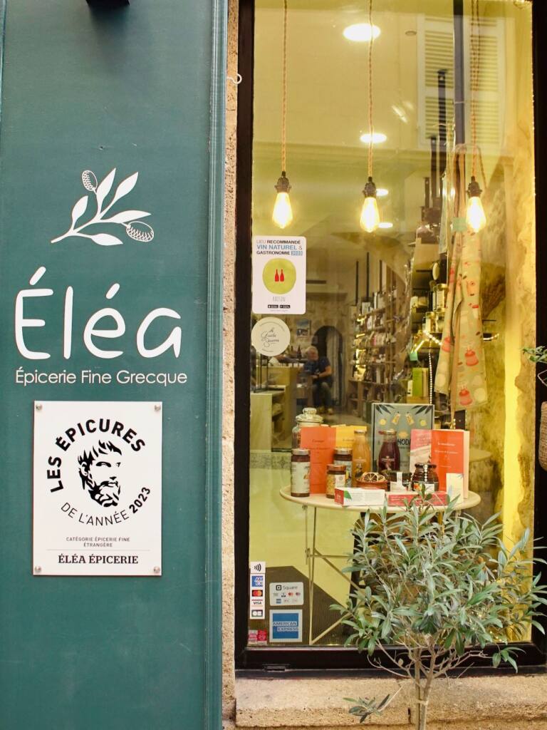 Eléa : épicerie fine grecque à aix-en-Provence (enseigne)
