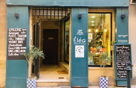 Eléa : épicerie fine grecque à aix-en-Provence (devanture)