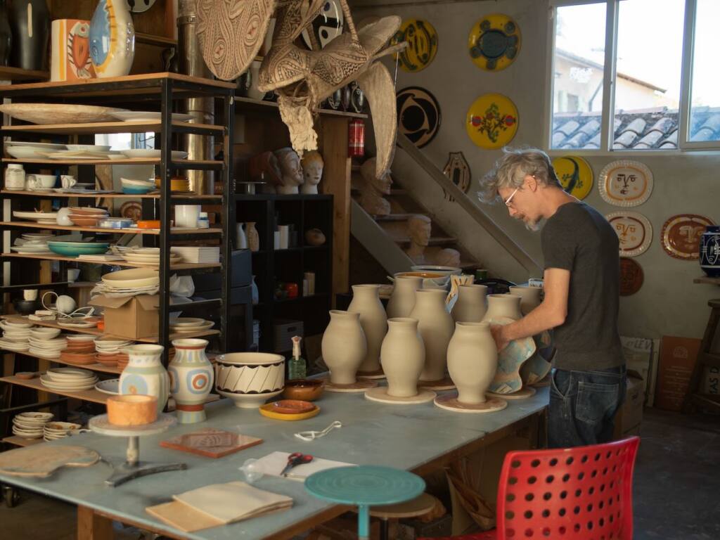Atelier Buffile : Céramiques à Aix-en-Provence (plan de travail)