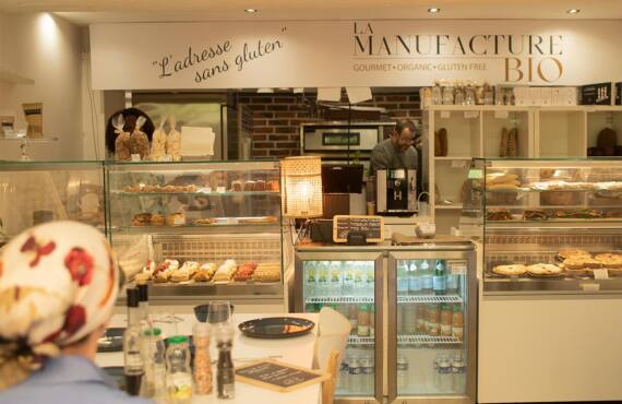 La Manufacture Bio : patisserie et boulangerie sans gluten à Aix-en-Provence (comptoir)