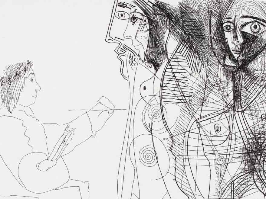 Picasso, Les 156 est une exposition des dernières gravures faites par l'artiste à la fin de sa vie et exposées à l'espace culturel le 21 Bis Mirabeau d'Aix-en-Provence (musicien)